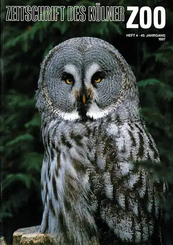 Die Zeitschrift des Kölner Zoos, H. 4, 40. JG. 