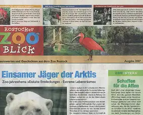 Rostocker Zoo Blick Ausgabe 2007. 