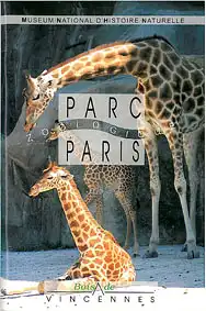 Parc Zoologique de Paris, Zooführer (Giraffen) 1992, Plan vorne sw. 