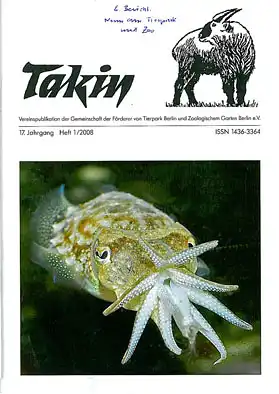 Takin (Vereinspublikation), 18. Jahrgang, Heft 1/2009. 