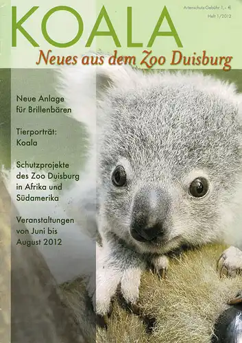 Zoo-Journal Koala, Heft 1/2012. 