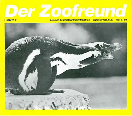 Der Zoofreund - Zeitschrift d. Zoofreunde Hannover; Nr. 57. 
