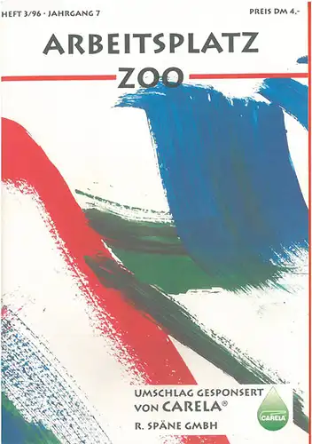 Arbeitsplatz Zoo Heft 3-96. 