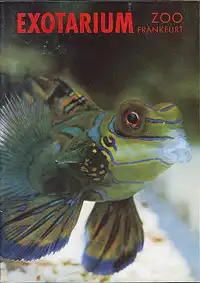 Wegweiser Exotarium (Mandarinfisch). 