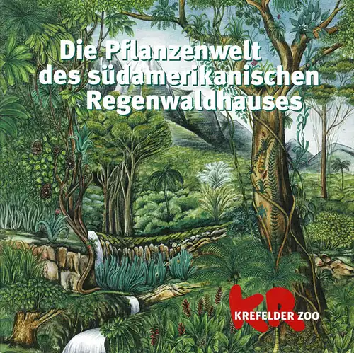 Die Pflanzenwelt des südamerikanischen Regenwaldhauses. 