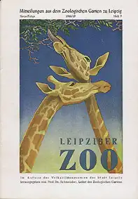 Mitteilungen aus dem Zool. Garten zu Leipzig: Heft 7. 