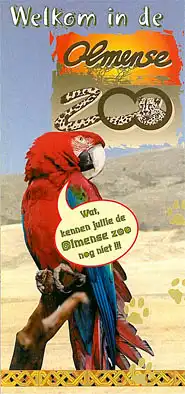 Faltplan (Papagei in Wüste). 