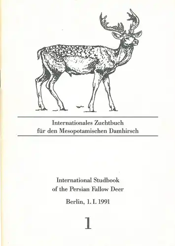 Int. Zuchtbuch für den Mesopotamischen Damhirsch 1. 