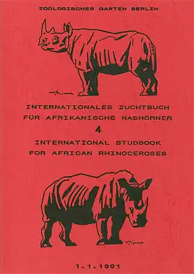 Int. Zuchtbuch für Afrikanische Nashörner 4. 