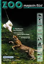 ZOOmagazin Süd Sommer 2000 Gepard (Themen u. a.: Geburt eines Panzernashorns im Zoo Nürnberg, Gefiederte Welt in Heidelberg II, Weißstörche im Neunkircher Zoo, Heimtierspezial). 