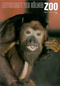 Die Zeitschrift des Kölner Zoos, H. 1, 31. JG, Jg mit Jabe 1987. 