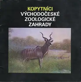 Huftiere (schwarz, Antilopenzeichnung). 