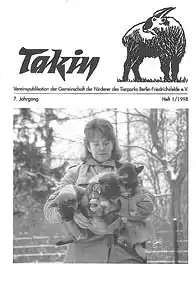 Takin (Vereinspublikation), 7. Jahrgang, Heft 1/1998. 