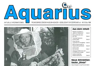 Aquarius, Zeitung Freundeskreis L?bbecke- Museum + Aquazoo, Nr. 12/ Dez. 1998. 