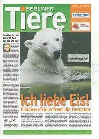 Berliner Tiere. Nr. 13, April 2012. 