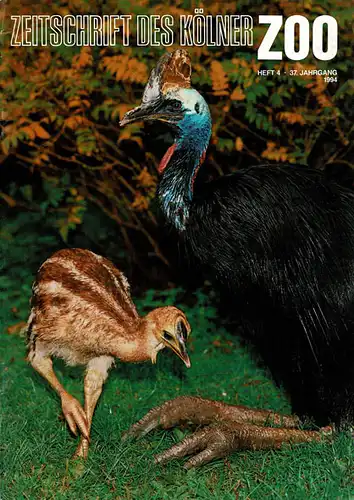 Die Zeitschrift des Kölner Zoos, H. 4, 37. JG. 