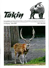 Takin (Vereinspublikation), 16. Jahrgang, Heft 2/2007. 