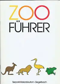 Zooführer (Zeichnung, 4 Tiere). 