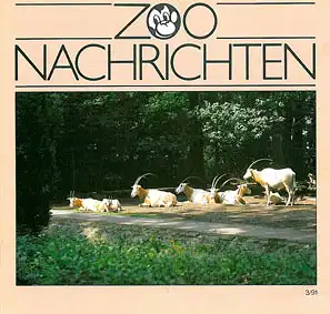 Allwetterzoo Nachrichten 3/1991. 