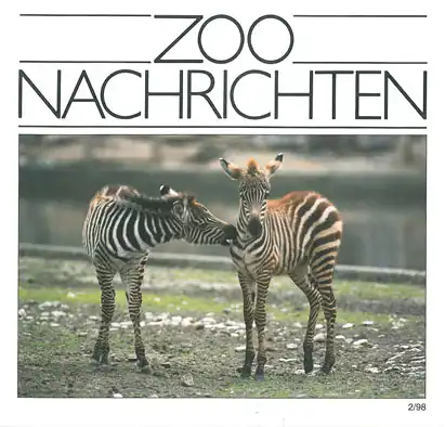 Allwetterzoo Nachrichten 2/1998. 