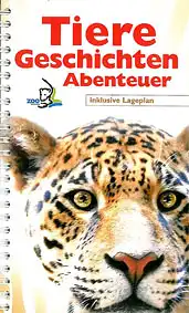 Wegweiser "Tiere, Geschichten, Abenteuer" (Leopard). 