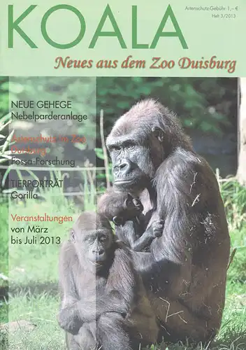 Zoo-Journal Koala, Heft 3/2013. 
