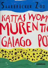 Führer (Titel: Bunte Malerei, Streifen und rote Schrift: "Kattas...") zum 60. Jubiläum. 
