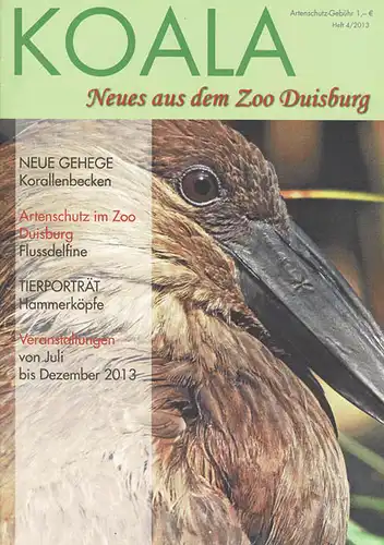Zoo-Journal Koala, Heft 4/2013. 