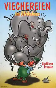 Wegweiser (Viechereien im Afrikahaus). 