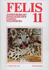 Jahresbericht Felis (11. Jahrgang, 93) Jabe 92. 