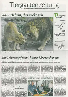 TiergartenZeitung Ausgabe 8, April 2014 (Was sich liebt, das neckt sich). 
