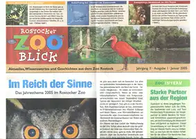 Rostocker Zoo Blick Ausgabe 1, Januar 2005 (Jg. II). 