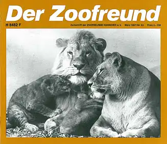 Der Zoofreund - Zeitschrift d. Zoofreunde Hannover; Nr. 63. 