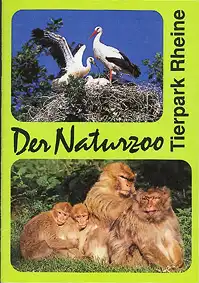 Der Naturzoo, Zooführer (Weißstörche, Berberaffen), 12. Auflage. 