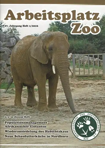 Arbeitsplatz Zoo Heft 1-2016. 