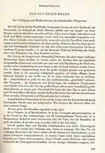 Zoo auf neuen Wegen. Zur Verlegung und Modernisierung des münsterschen Tiergartens. Sonderdruck aus: Tenzler, Johannes (Hrsg.) (1972): Urbild und Abglanz. Beiträge zu einer Synopse von.. 