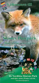 Faltblatt. Välkommen till Skanes Djurpark. Mehrsprachig. (Fuchs). 