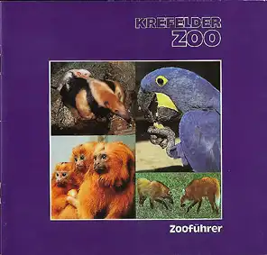 Zooführer (violett, 4 Tierbilder). 