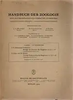 Schuurmans Stekhoven: Biologie der Parasiten der Säugetiere 12 (3) 1-100 u. Cohrs; Köhler: Tod und Todesursachen bei Säugetieren 11 (5) 1-36. In: Handbuch der Zoologie Bd. 8 / 20. Lieferung. 