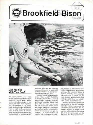 Chicago Zoological Society, BISON (June/july, 1980). 