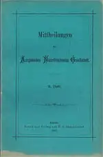 Mittheilungen der aargauischen Naturforschenden Gesellschaft, V. Heft (1889). 