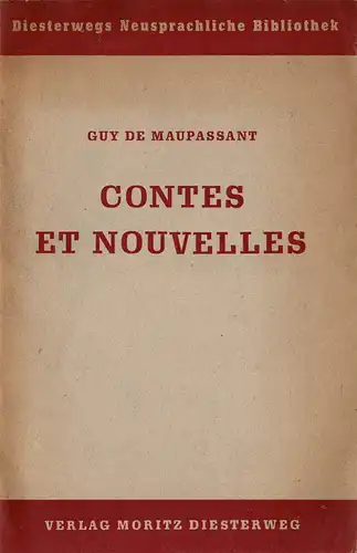 Contes et Nouvelles (Diesterwegs Neusprachliche Bibliothek). 