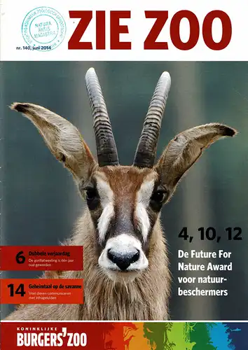ZIE ZOO, nr. 140, juni 2014. 