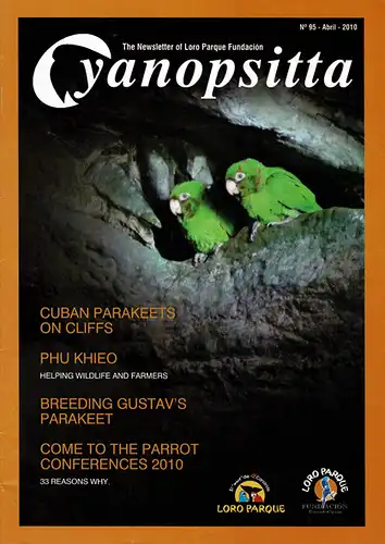 Cyanopsitta - Zeitschrift der Loro Parque Fundacion, Nr. 95, 2010. 