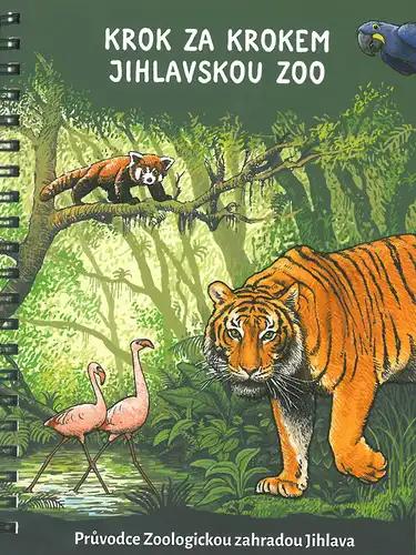 Zooführer "Krok za krokem jihlavskou zoo" (Dschungel gemalt). 