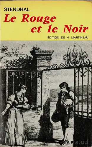 Le Rouge Et Le Noir. dition de H. Martineau. 