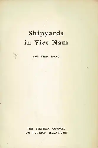 Shipyards in Viet Nam. 