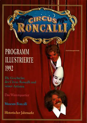 Programm-Illustrierte 1992. 