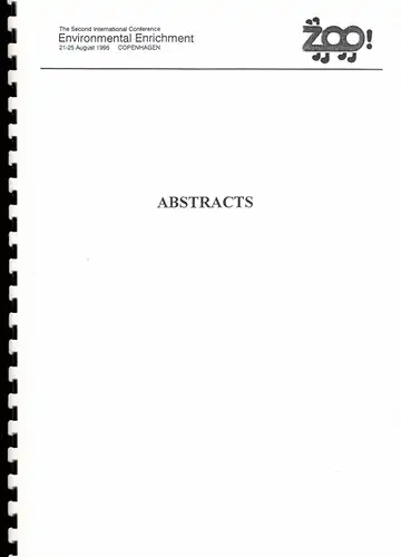 The Second International Conference : Environmental Enrichment. 