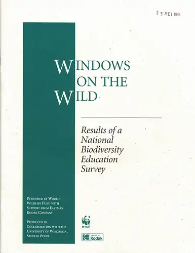 Windows on the Wild: Results of a National Biodiversity Education Survey. 